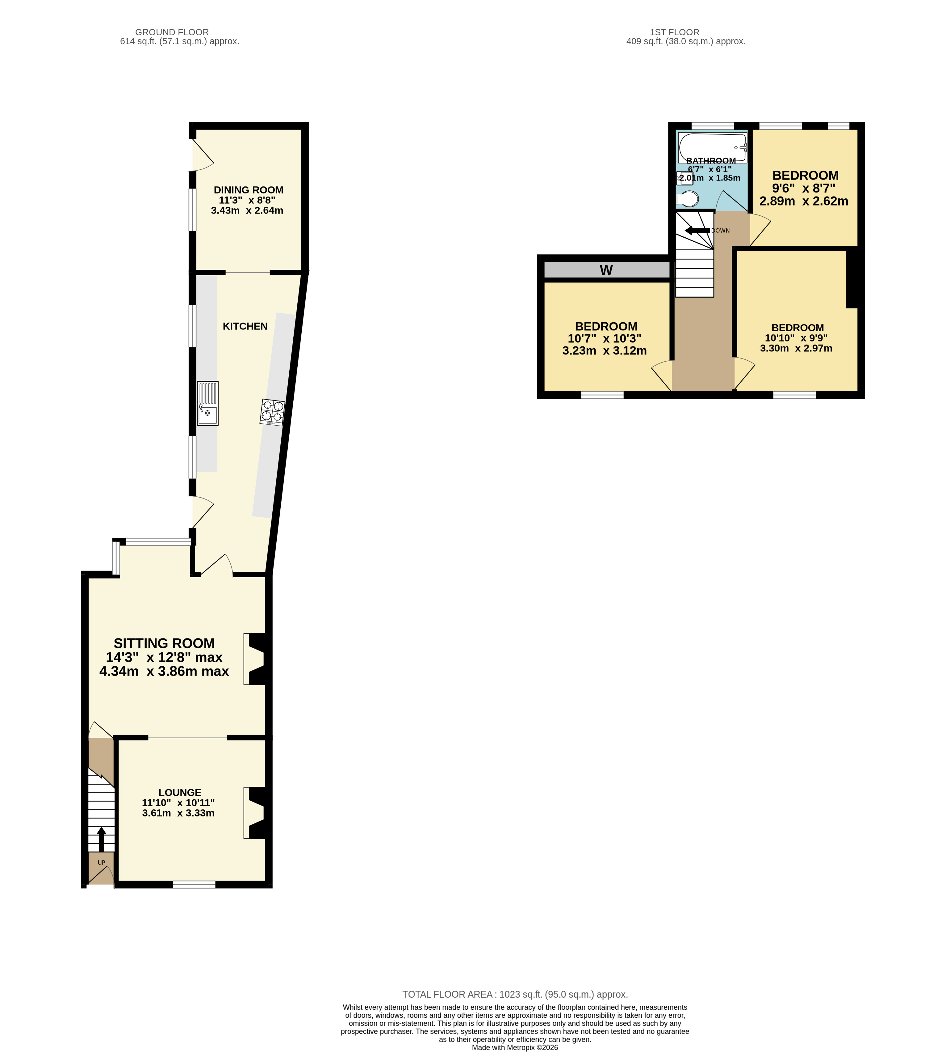 245, Hallgate, Cottingham floorplan