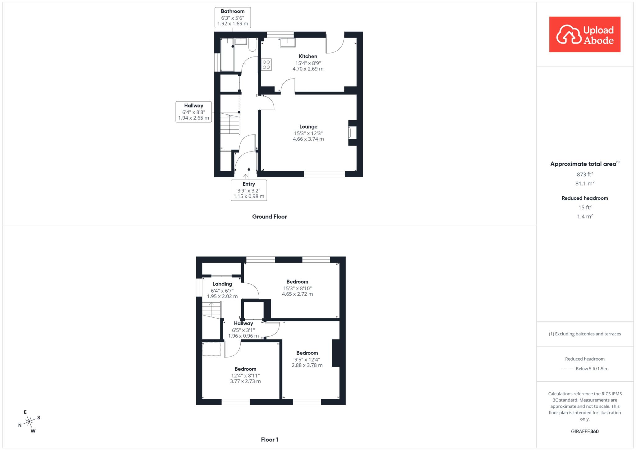 1, Clyde Terrace, Motherwell floorplan