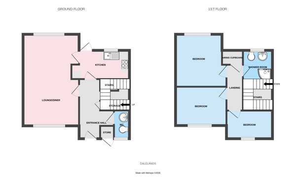Dalelands, Telford floorplan
