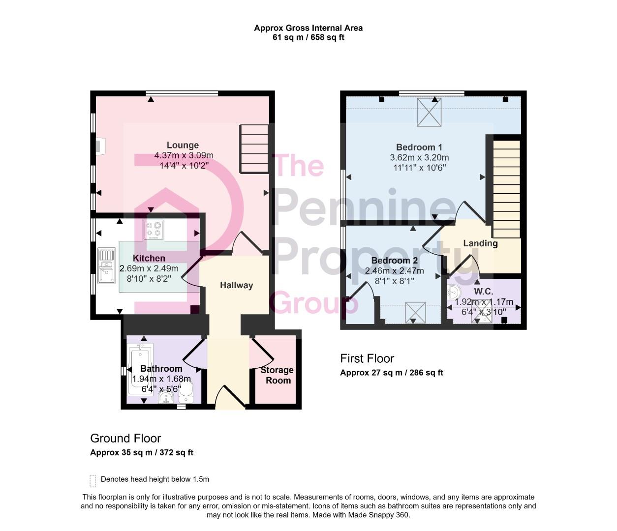 The Old School, 3, Green Moor Road, Sheffield floorplan