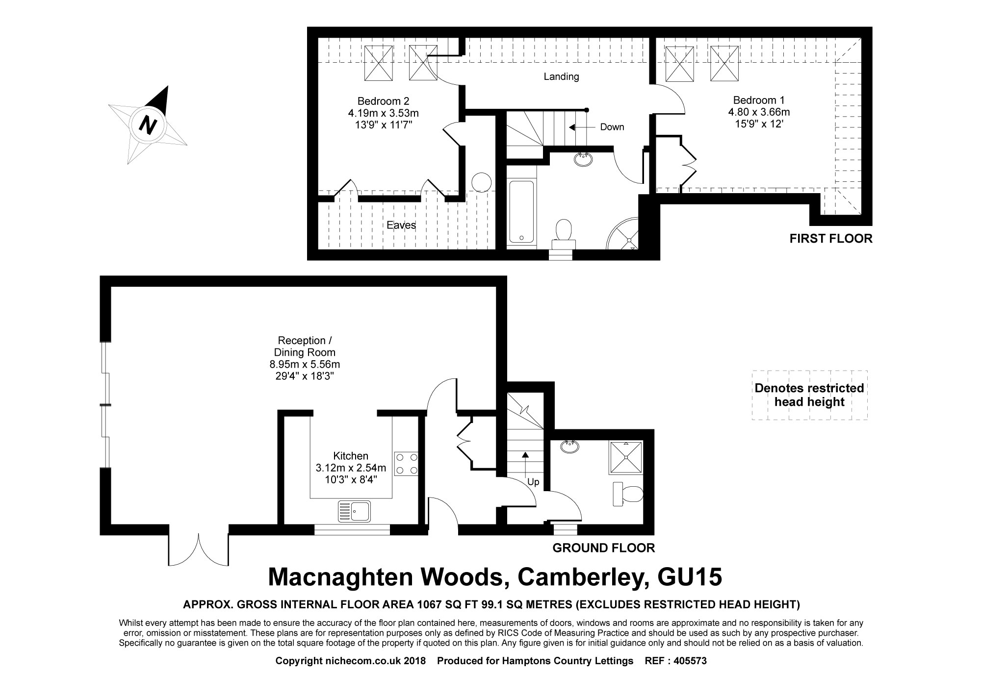 2 Bedrooms  to rent in Macnaghten Woods, Camberley GU15