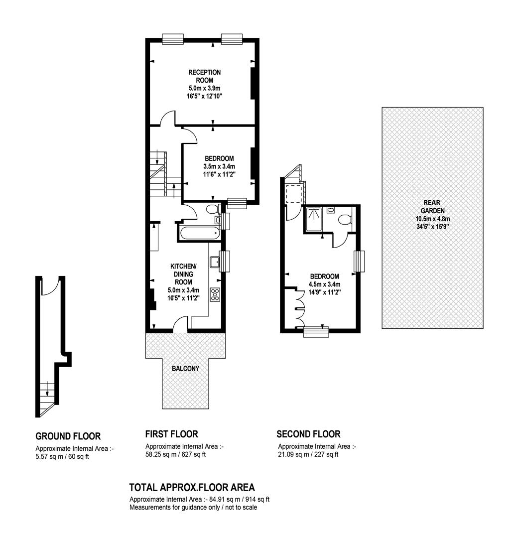 32, Ondine Road, London floorplan