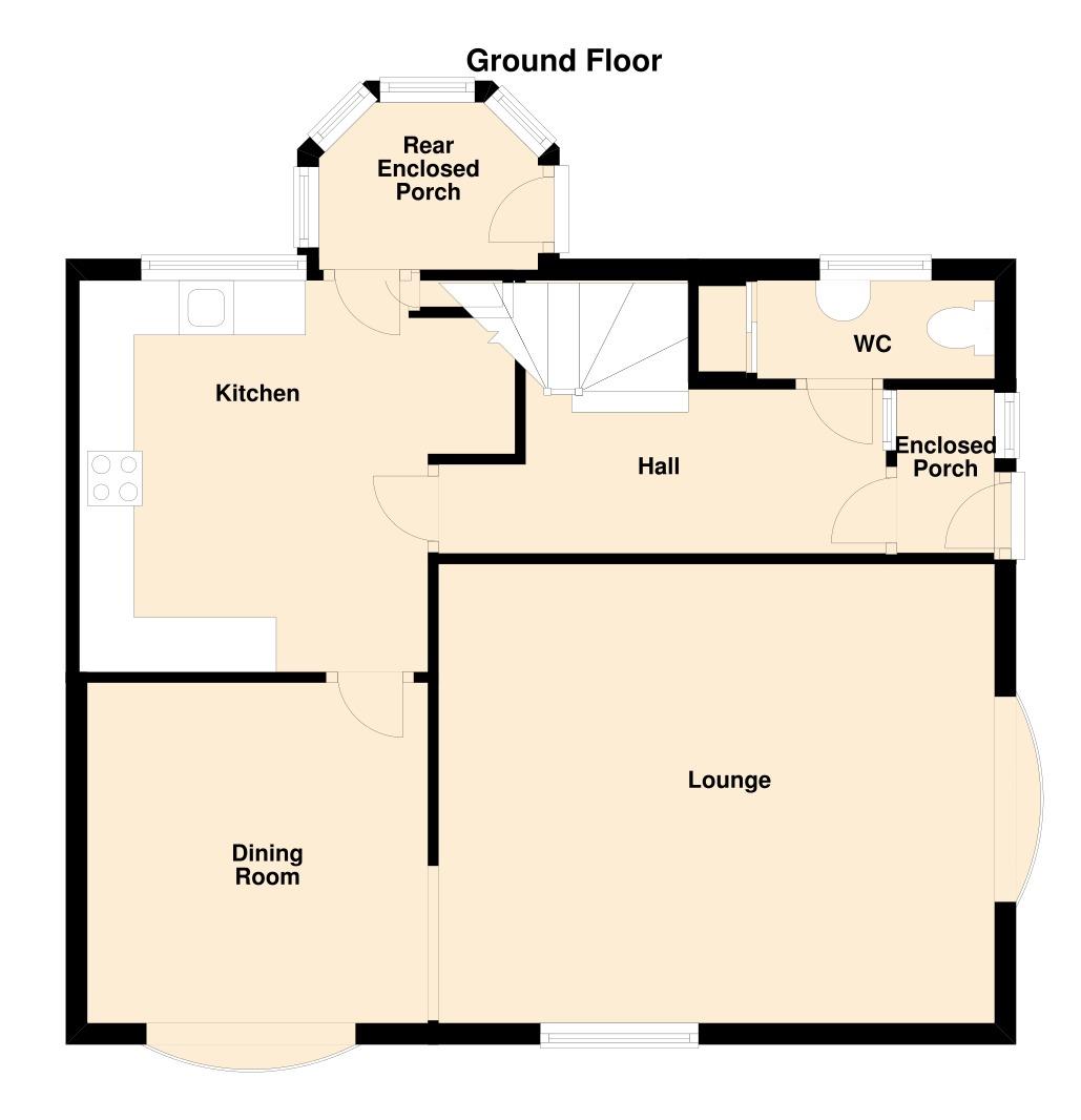 3 Bedrooms Detached house for sale in Wymeswold Road, Wysall, Nottingham NG12
