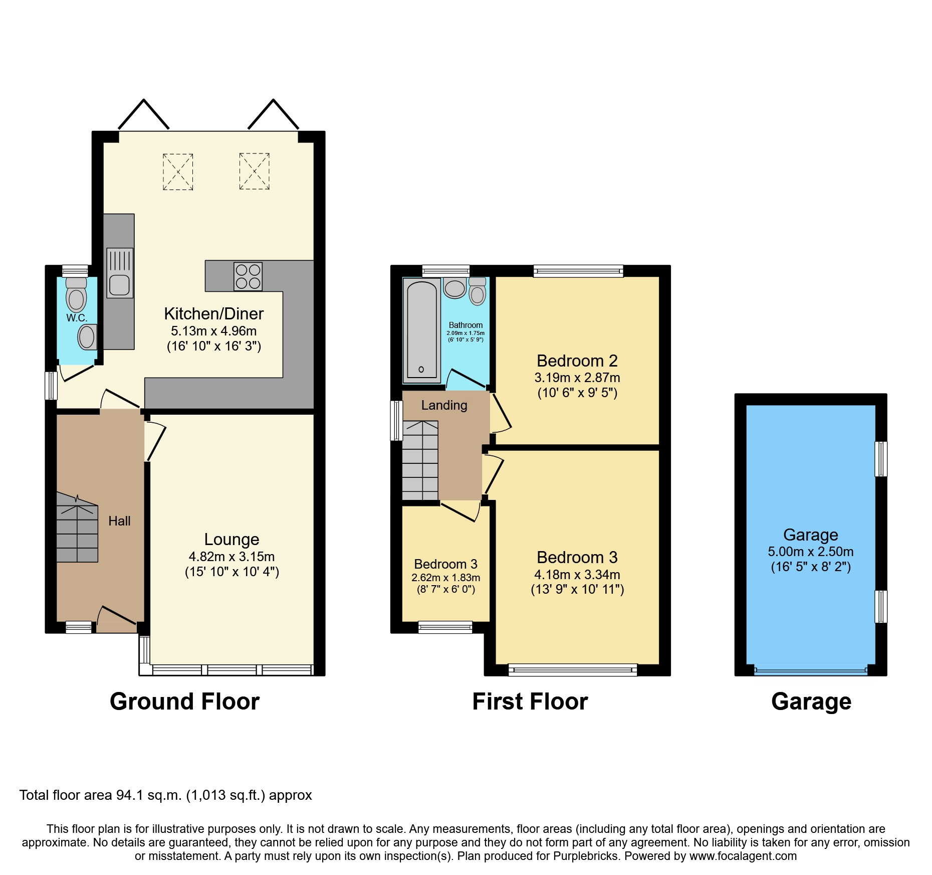127, Melwood Drive, Liverpool floorplan