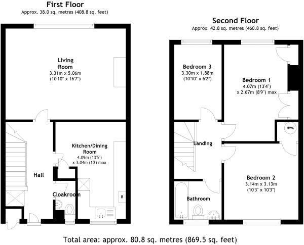 3 Bedrooms Flat for sale in Spencer Gardens, Brackley, Northamptonshire NN13