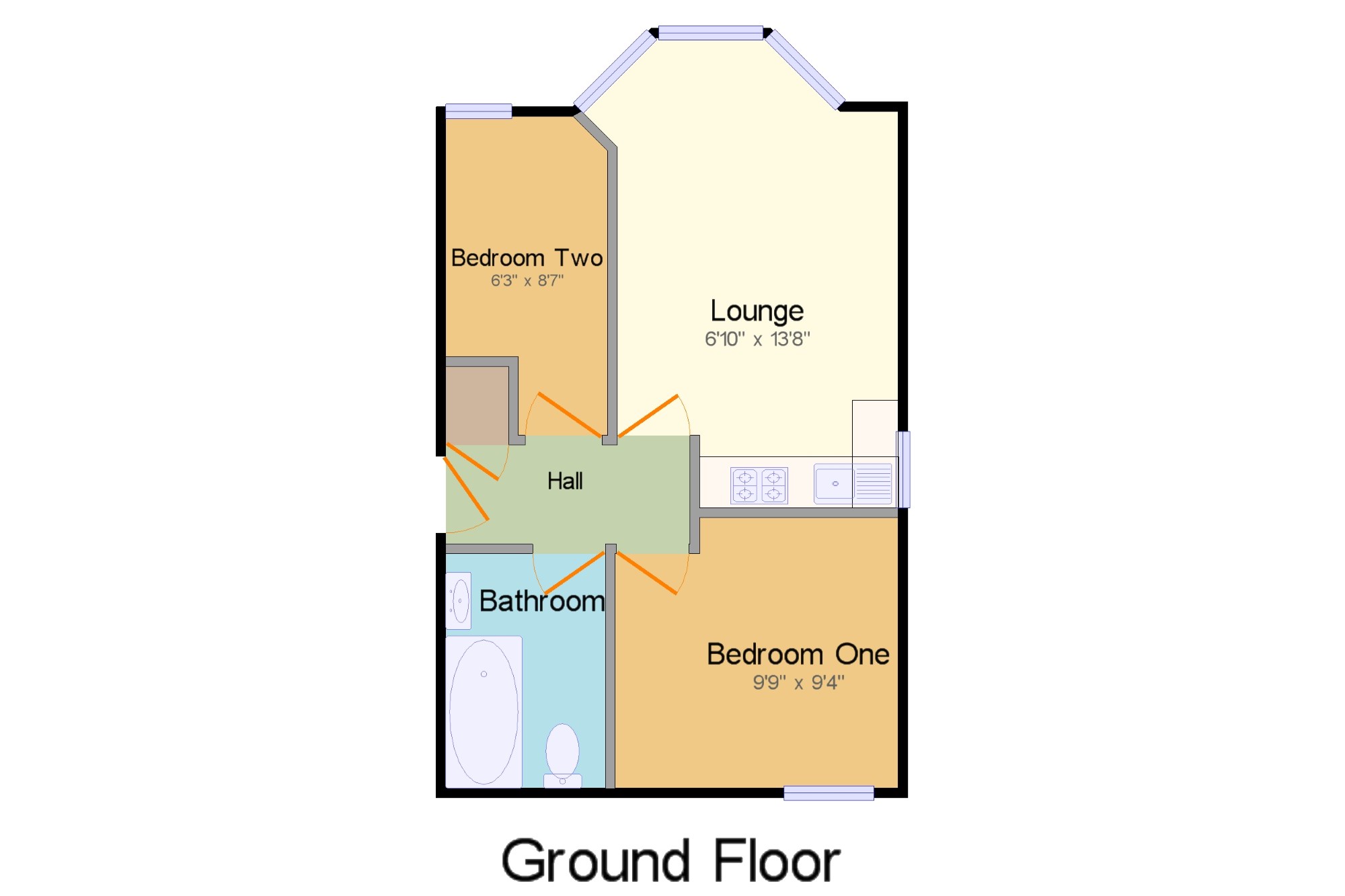 2 Bedrooms Flat for sale in Hurst Grove, Queens Park, Bedford, Bedfordshire MK40