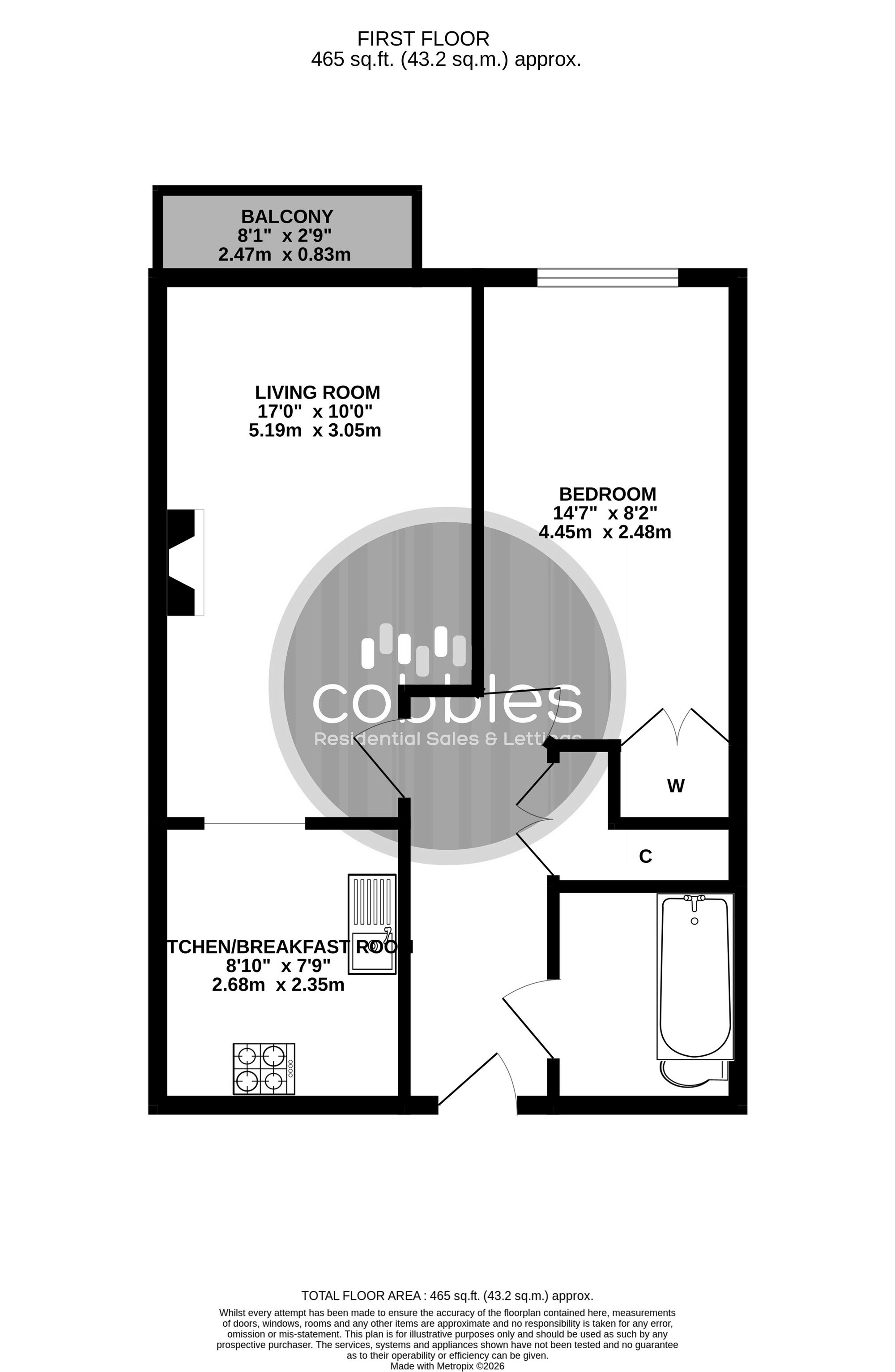 Flat 7, Mount Place The Mount, Guildford floorplan