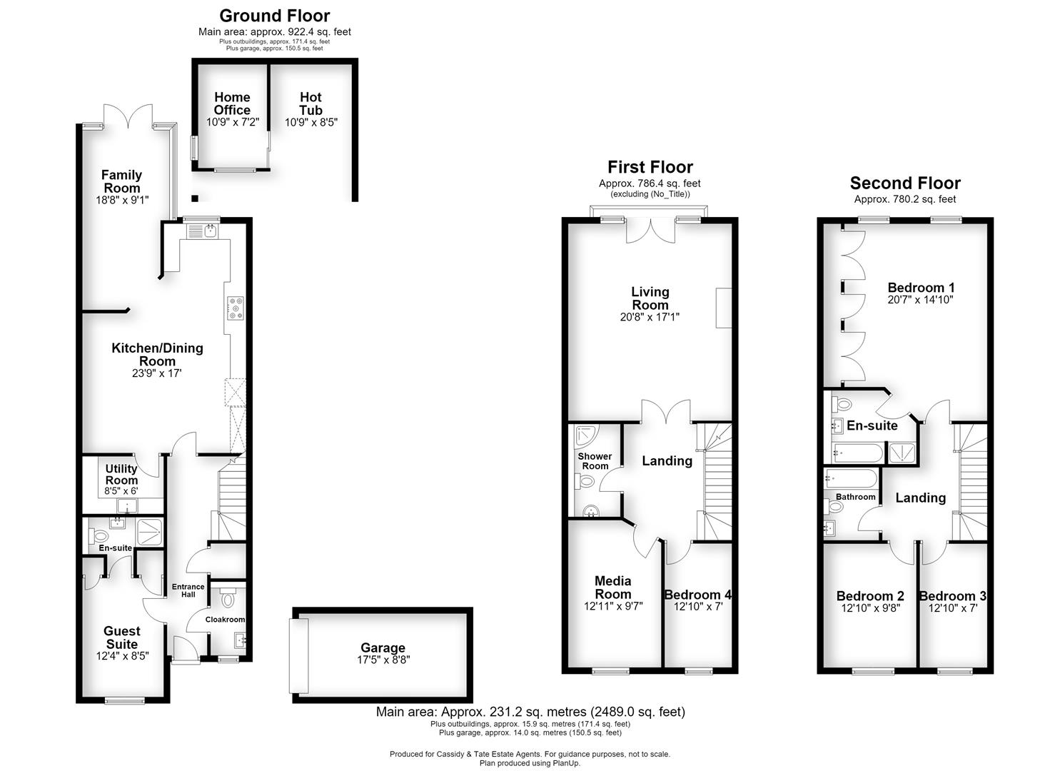 3 Cadogan Place, 280, London Road, St. Albans floorplan