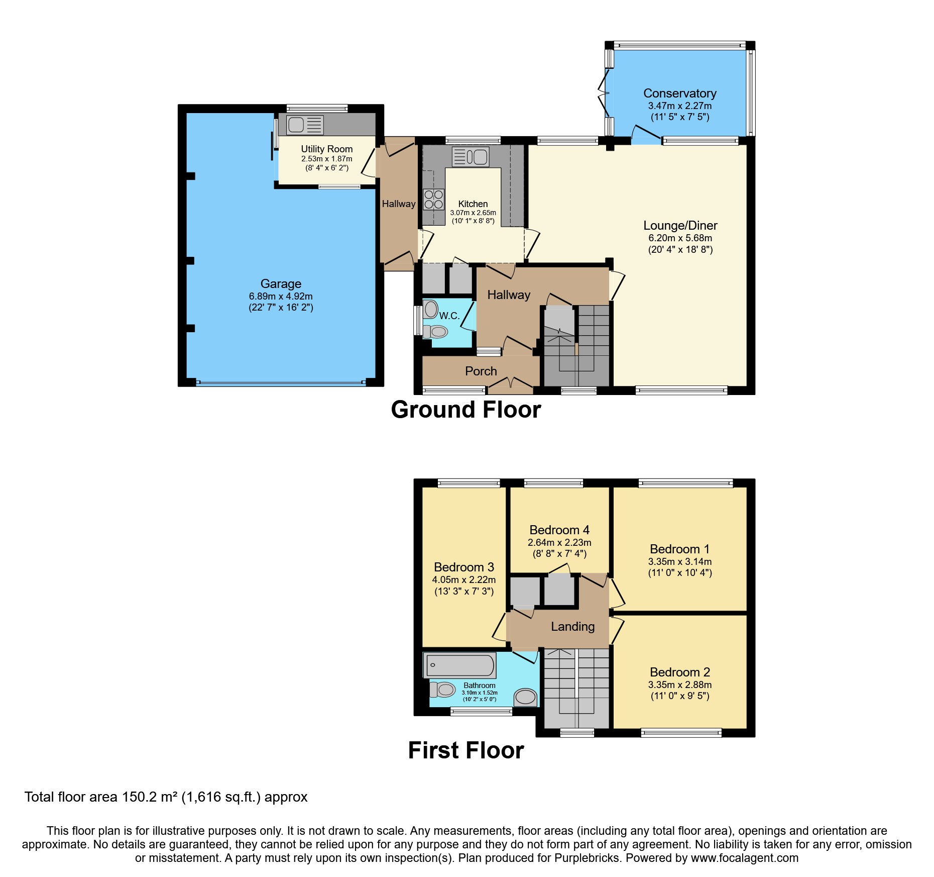 10, Portland Close, Hailsham floorplan