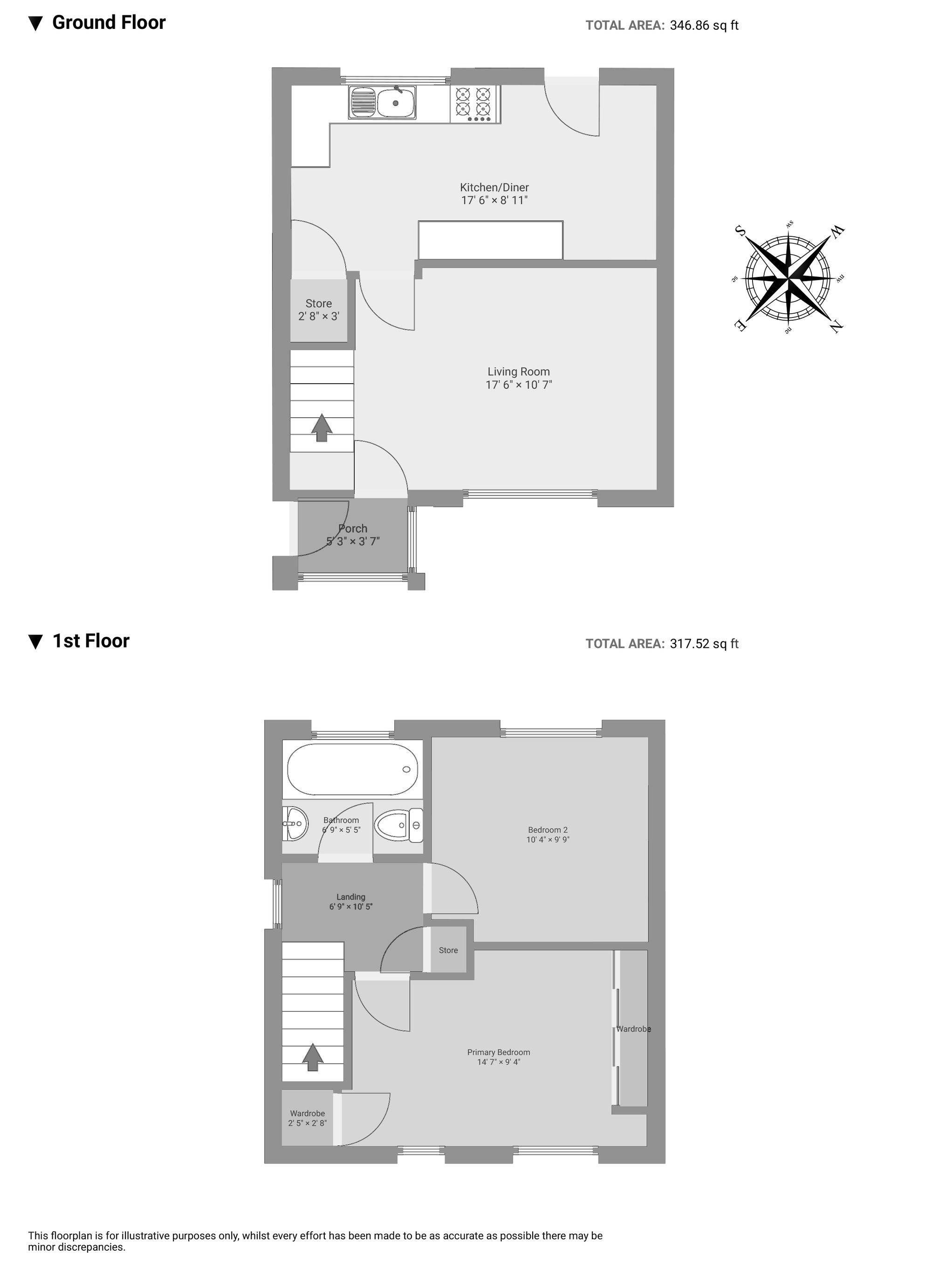 9 Bryn Ilan, Pontypridd floorplan