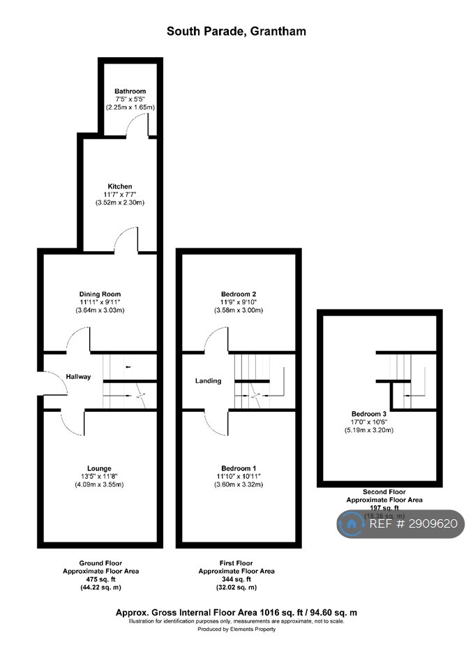 South Parade, Grantham floorplan