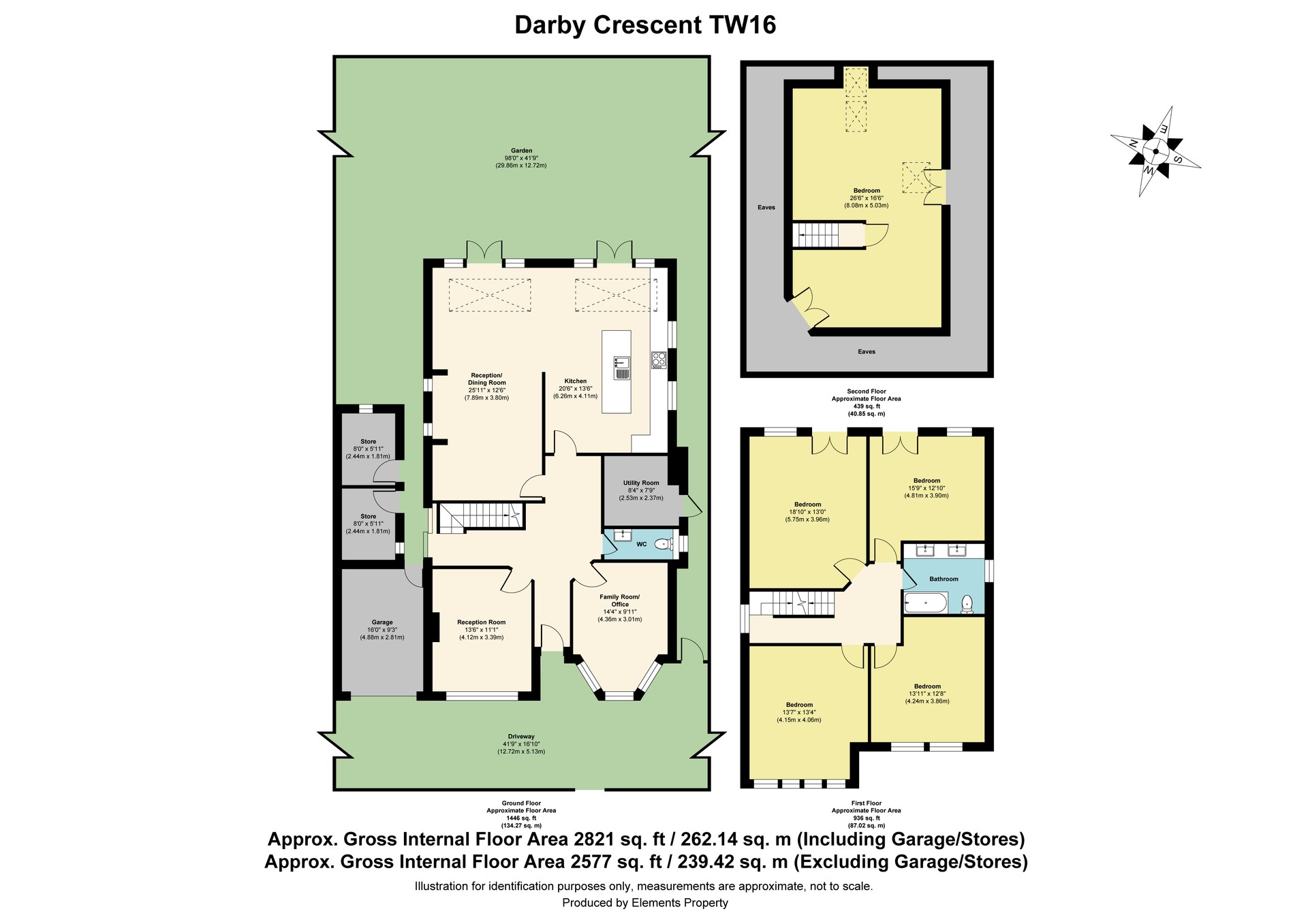 15, Darby Crescent, Sunbury-On-Thames floorplan