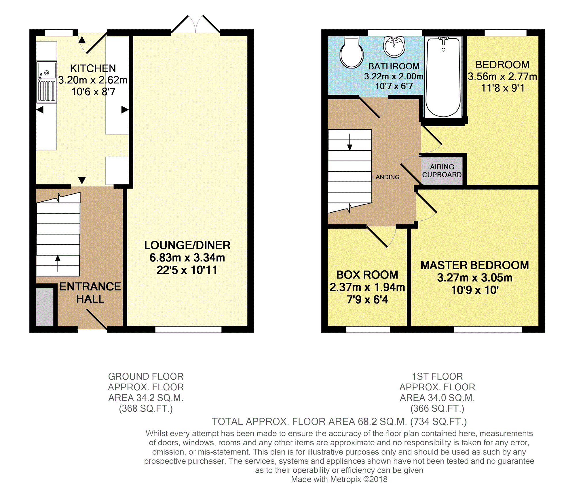 3 Bedrooms Terraced house to rent in Palma Close, Dunstable LU6