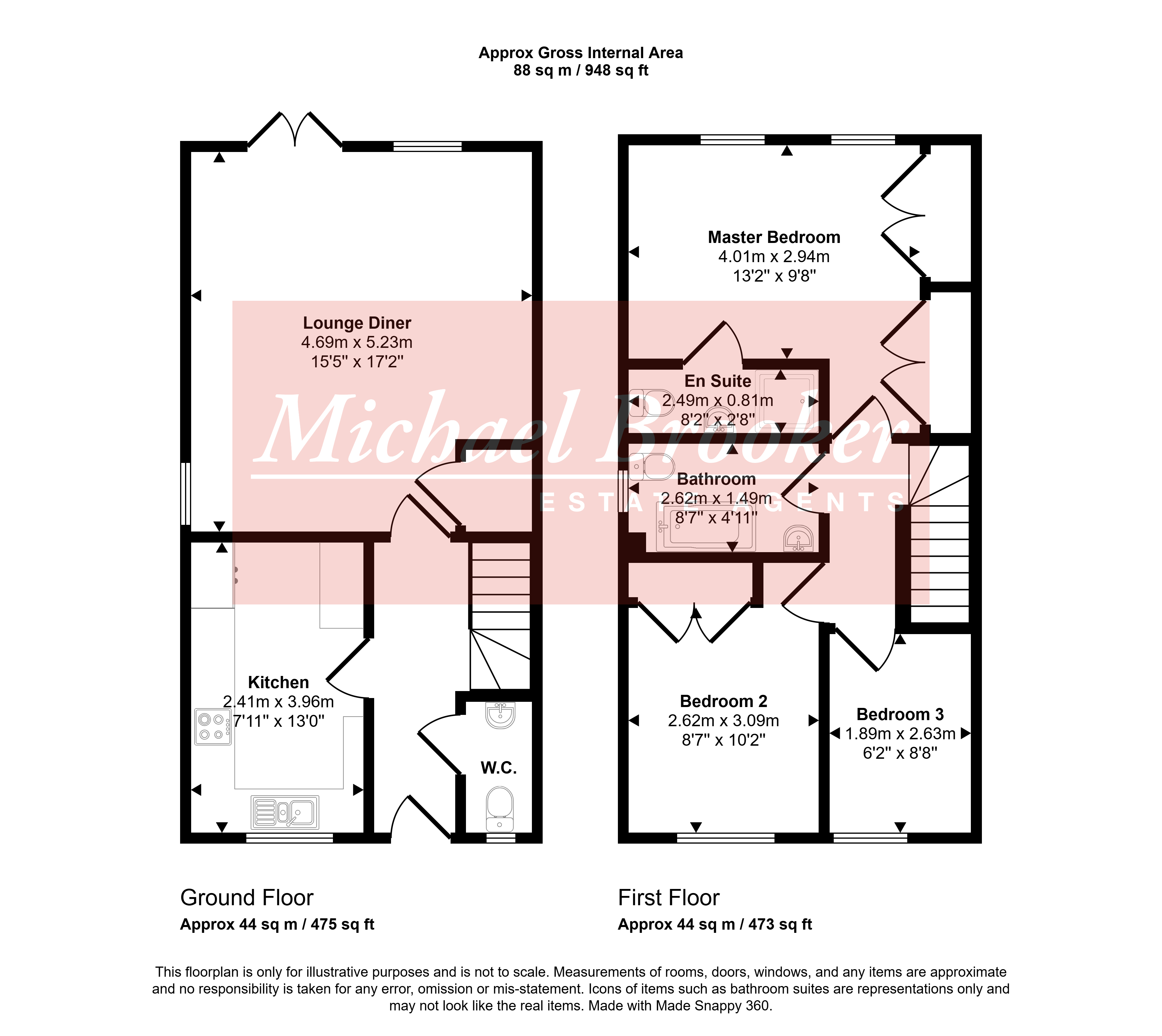 6, Rose Place, East Sussex floorplan