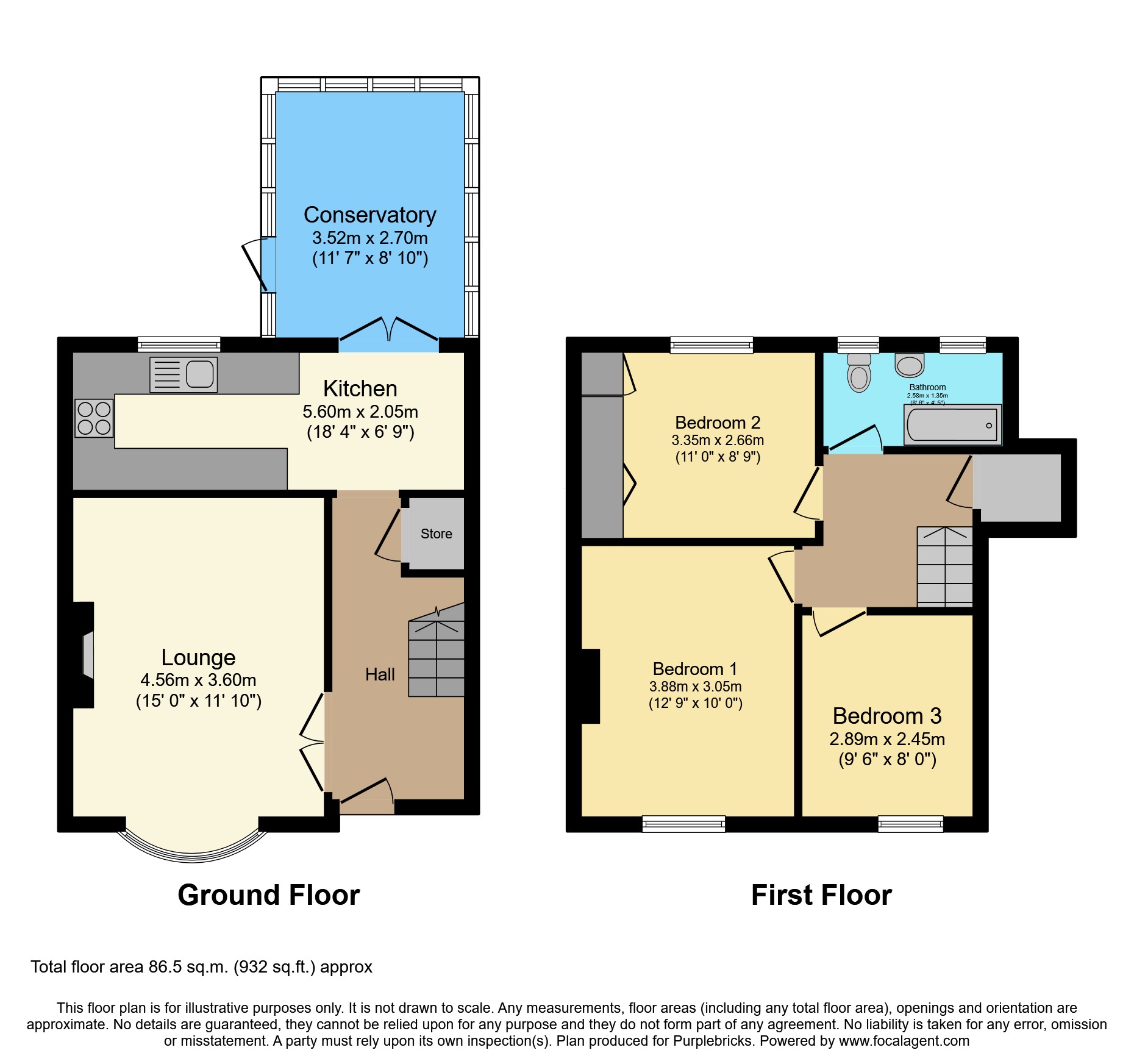 18, Railton Road, Liverpool floorplan