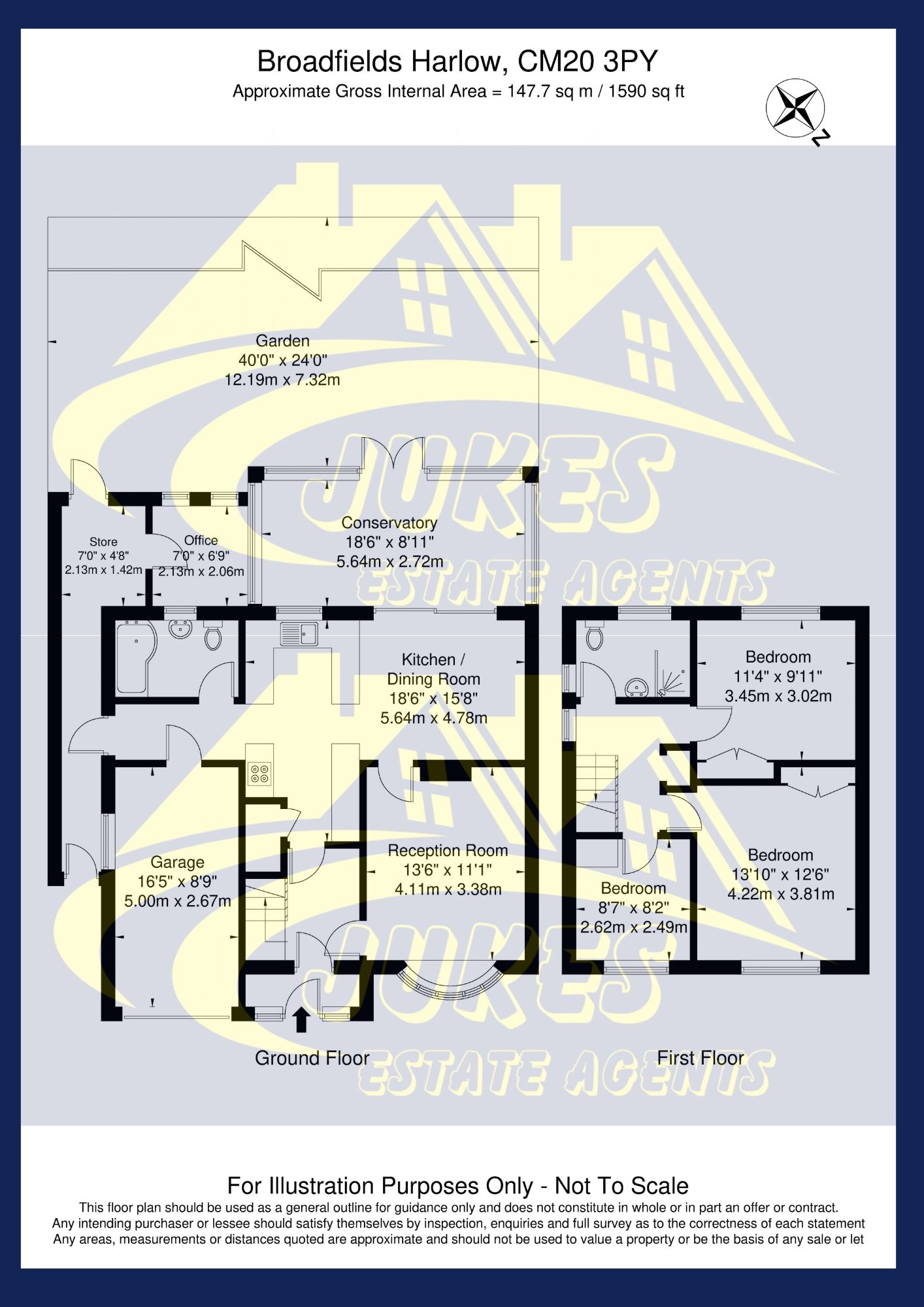 129 Broadfield, Harlow floorplan