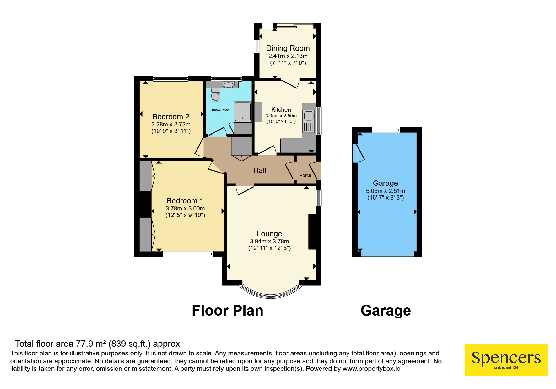 16, Sussex Road, Leicestershire floorplan