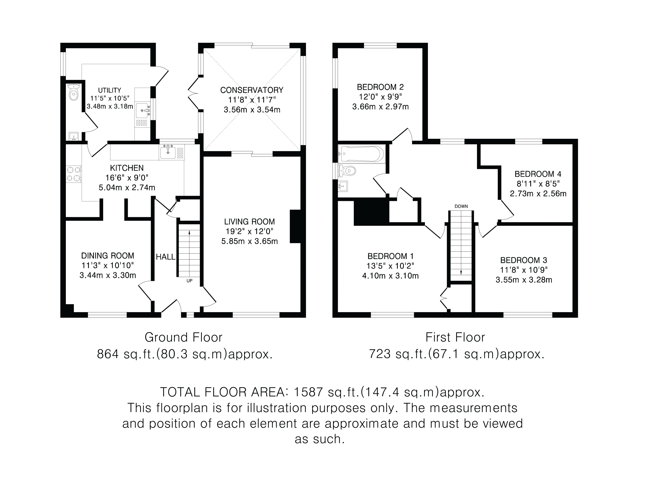 28, Tassell Hall, St. Albans floorplan
