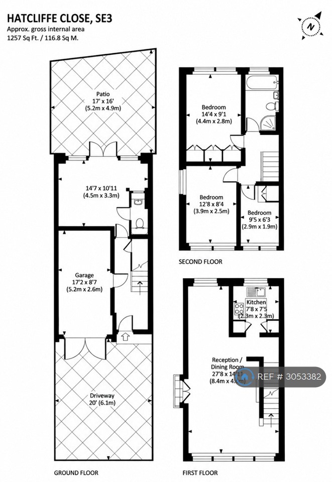 Hatcliffe Close, London floorplan