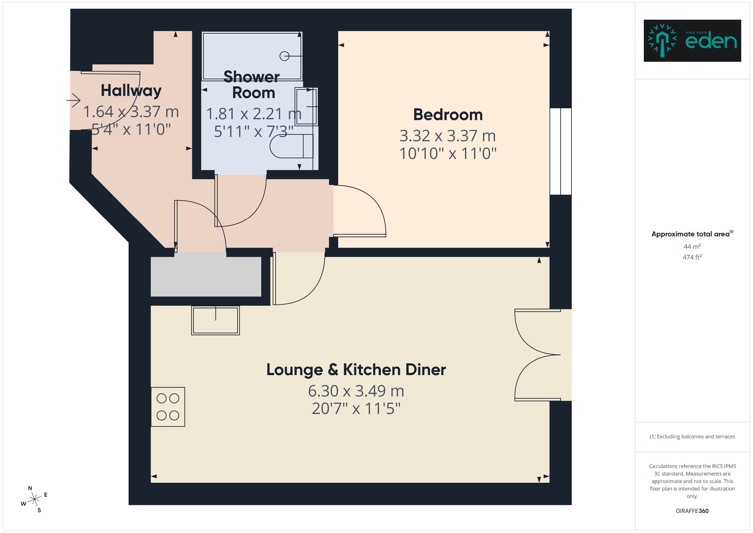 Apt 27, Station Mews, 196a Allerton Road, Liverpool floorplan