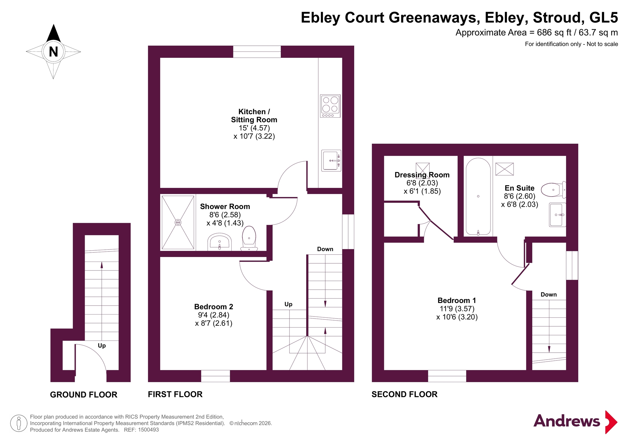1A Ebley Court,, Greenaways, Stroud floorplan