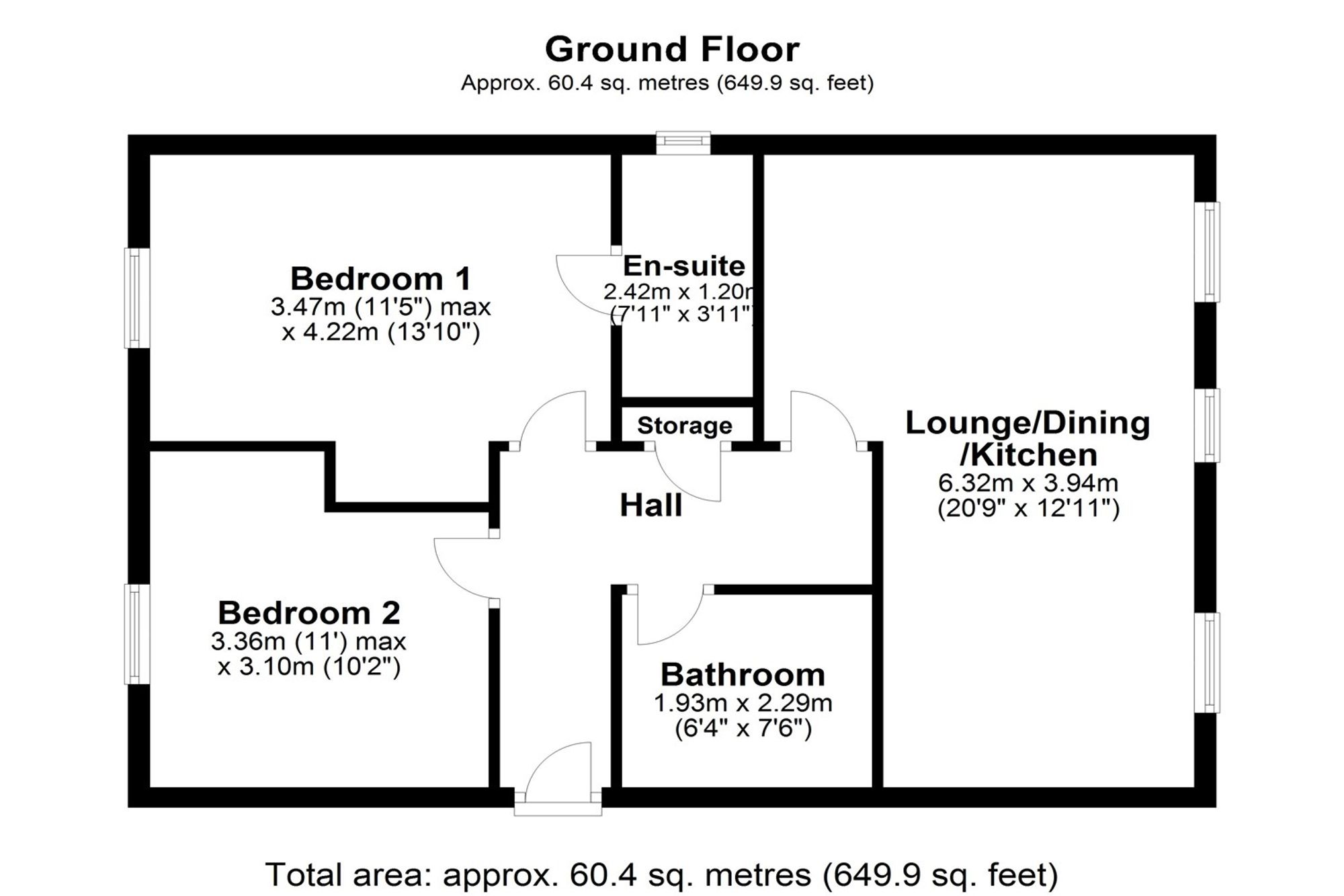 3 Callender Way, Frodsham floorplan