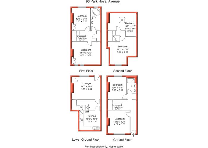93, ROYAL PARK AVENUE, Leeds floorplan