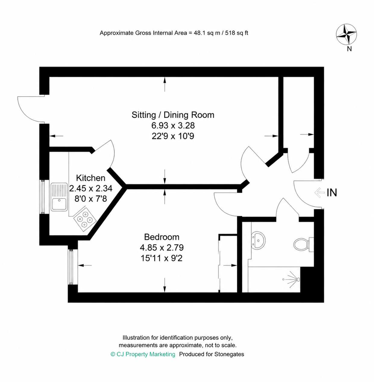 Whitings Court,10, Paynes Park, Hitchin floorplan