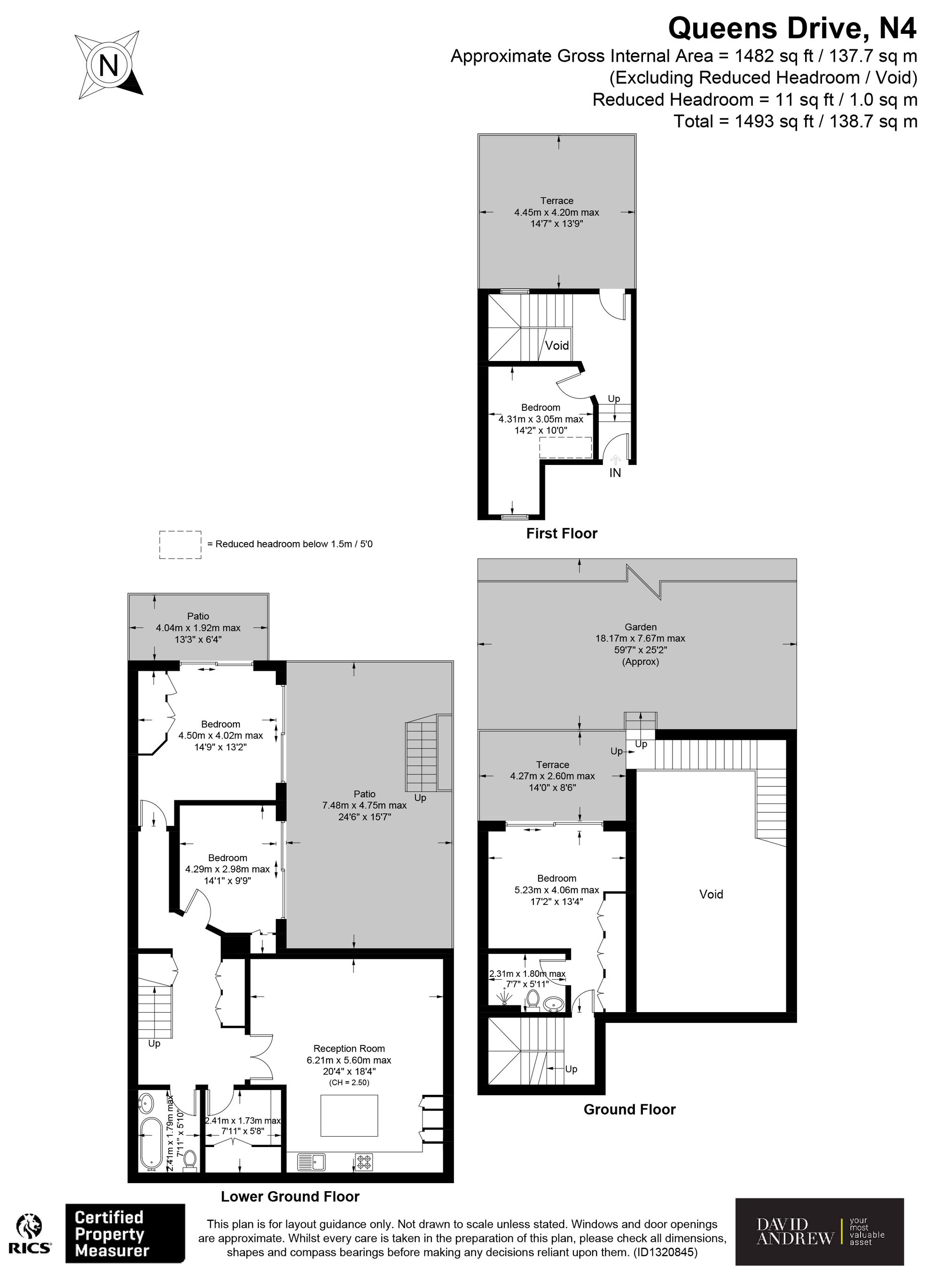 Flat 2, 107 Queens Drive, London floorplan