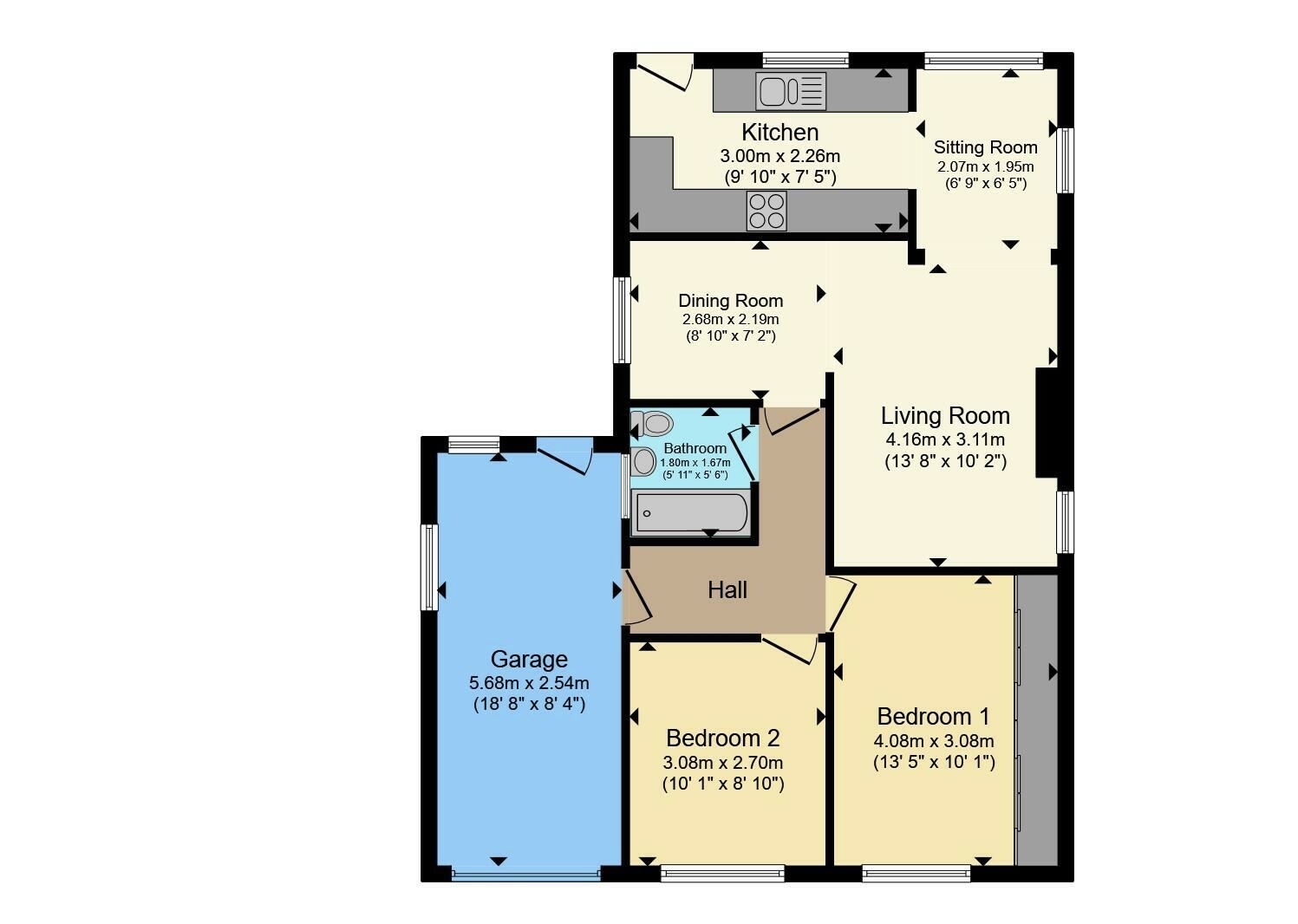 81, The Oval North Anston, Sheffield floorplan