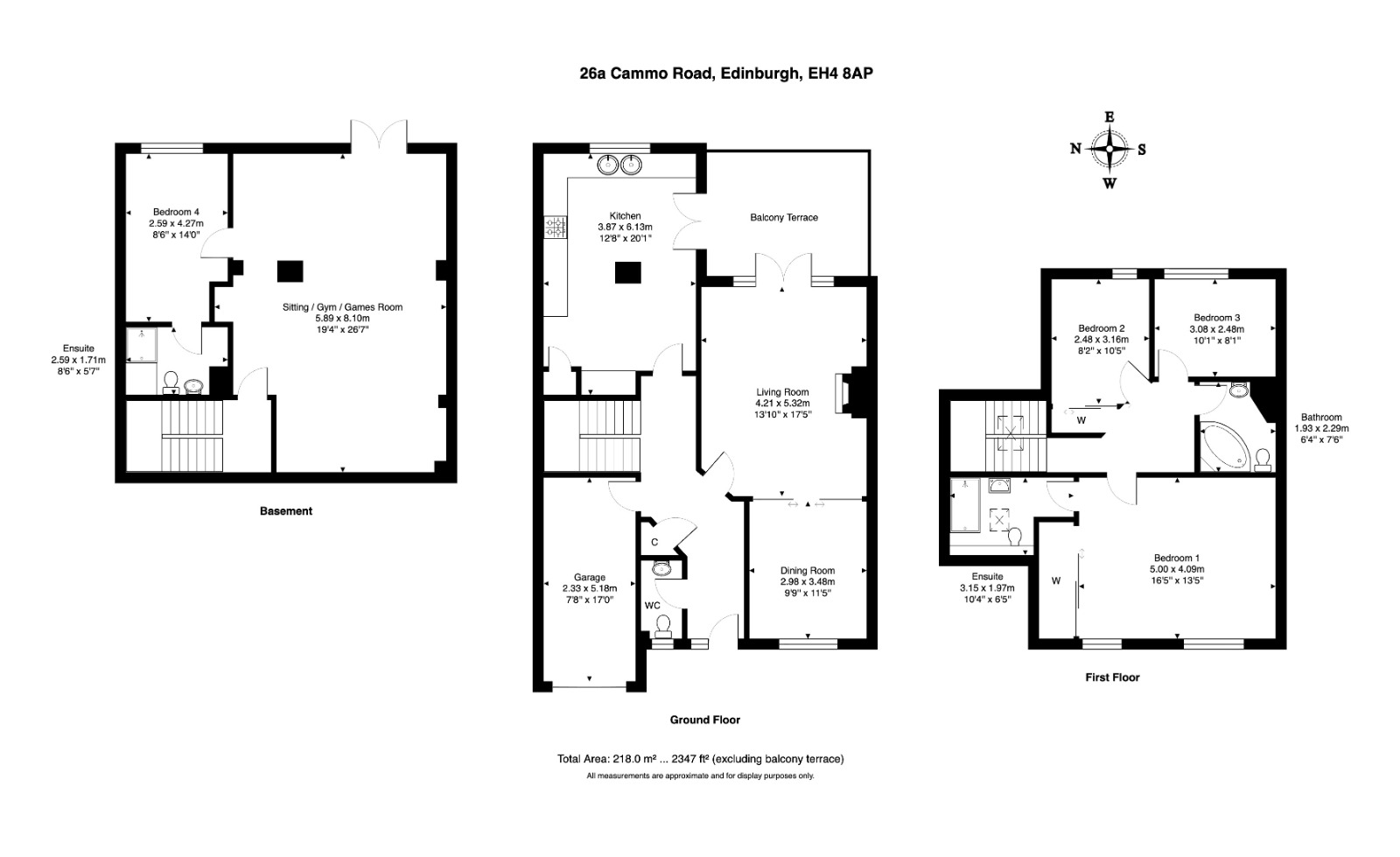 26A, Cammo Road, Edinburgh floorplan