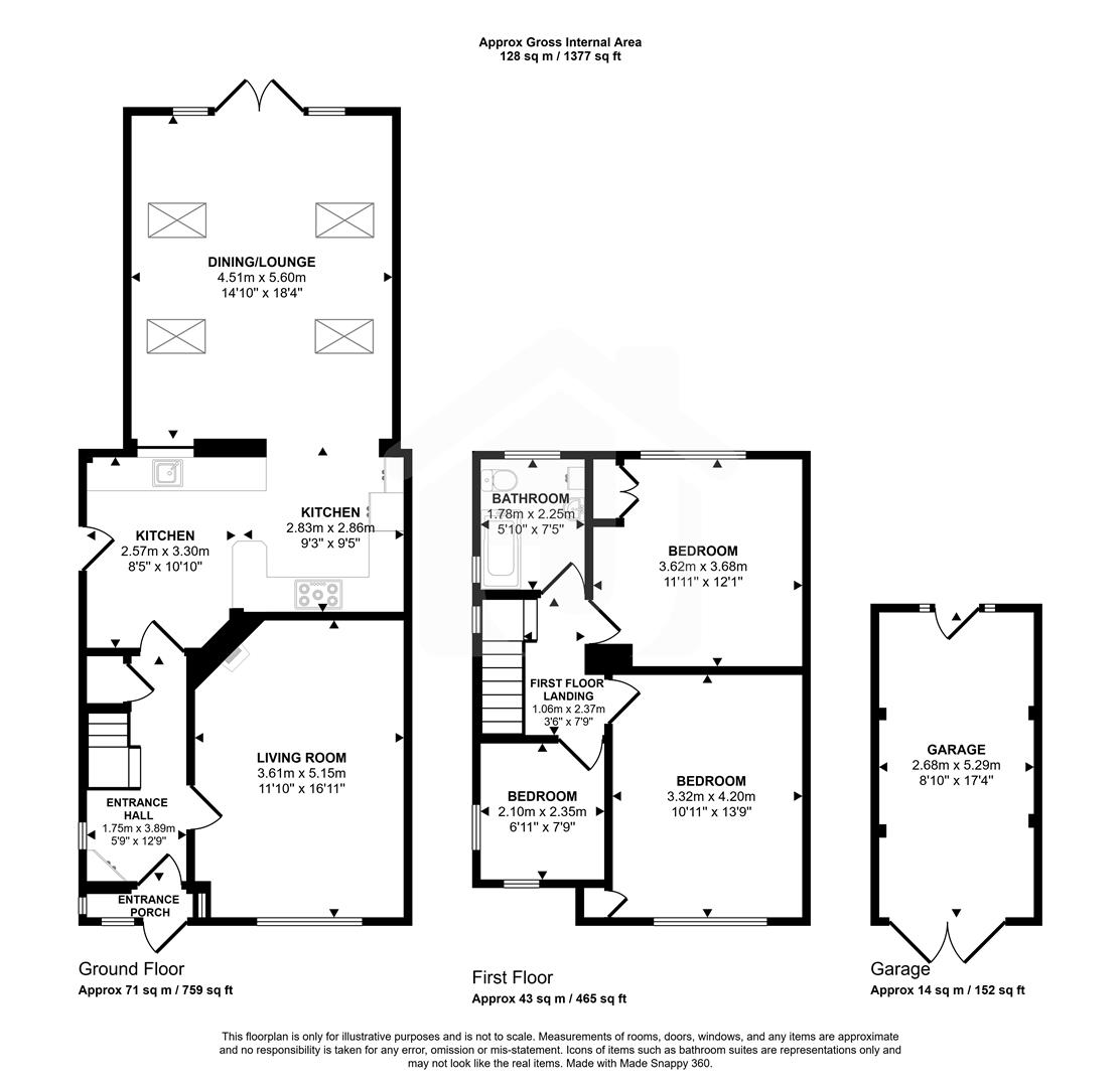 38, Gynsill Lane, Leicester floorplan