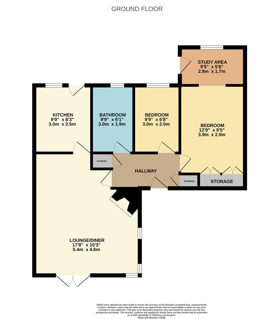 14, Rectory Walk, Kettering floorplan