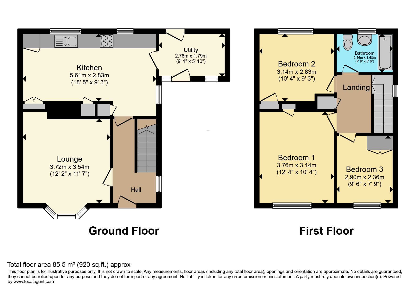 38, Eldertree Road, Rotherham floorplan