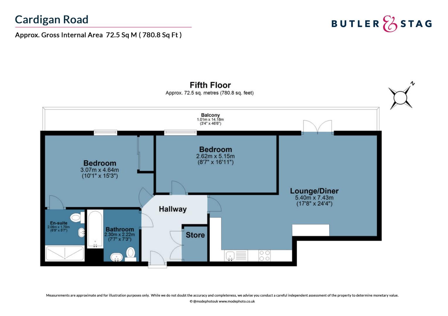 Cardigan Road, London E3, 2 bedroom flat for sale 66565964