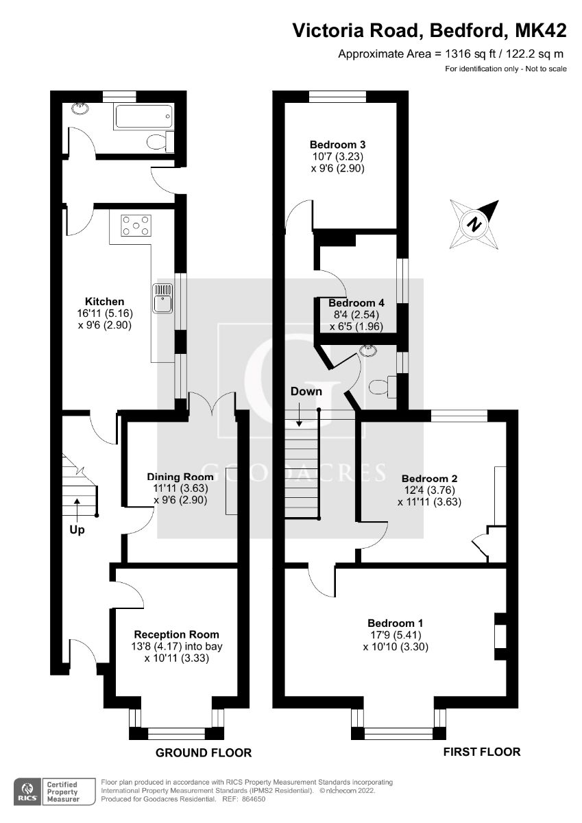 66 Victoria Road, Bedford floorplan