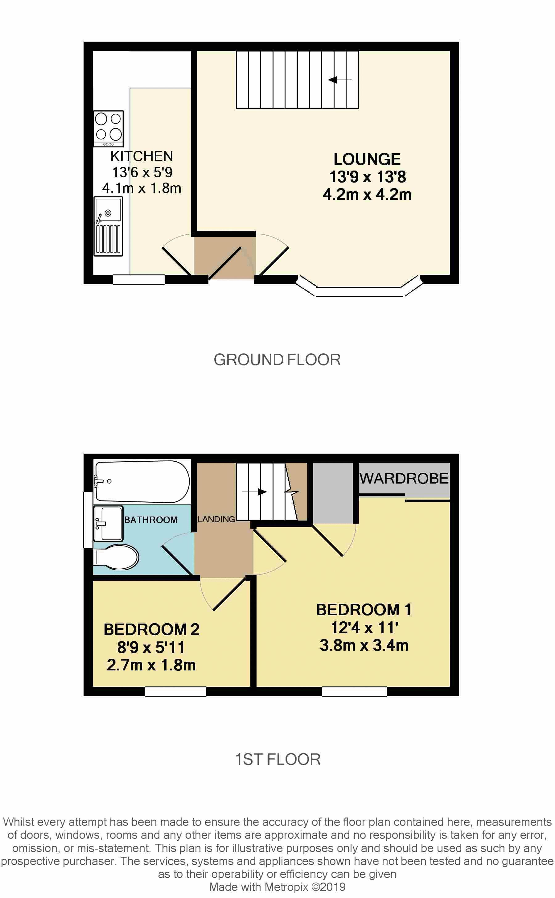 2 Bedrooms Terraced house to rent in Cheslyn Close, Luton LU2