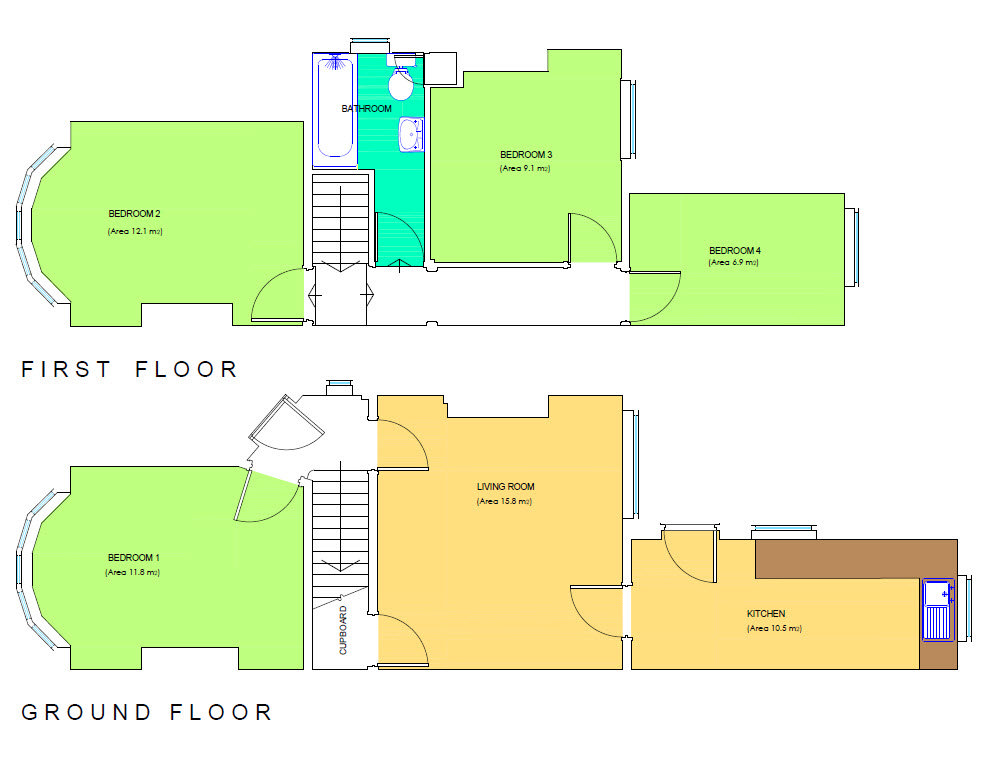 56, Middle Street, Nottingham floorplan