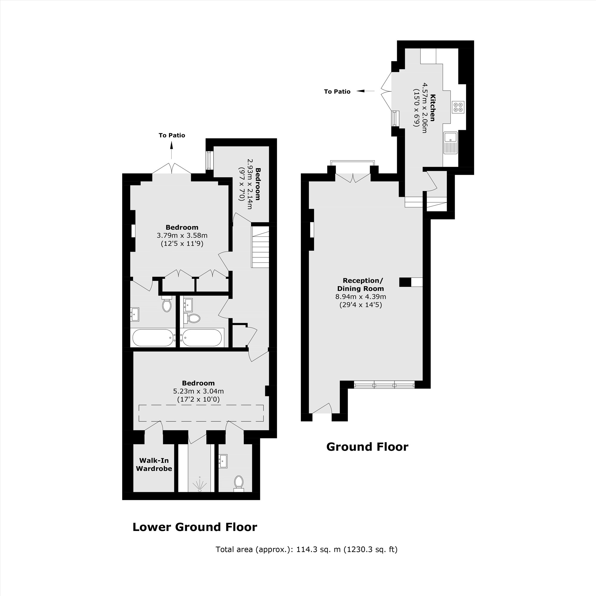 21, Westbourne Road, London floorplan