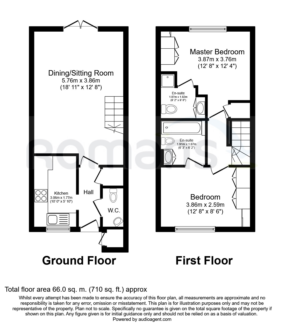 2 Bedrooms Terraced house to rent in Broadmere Road, Beggarwood, Basingstoke RG22