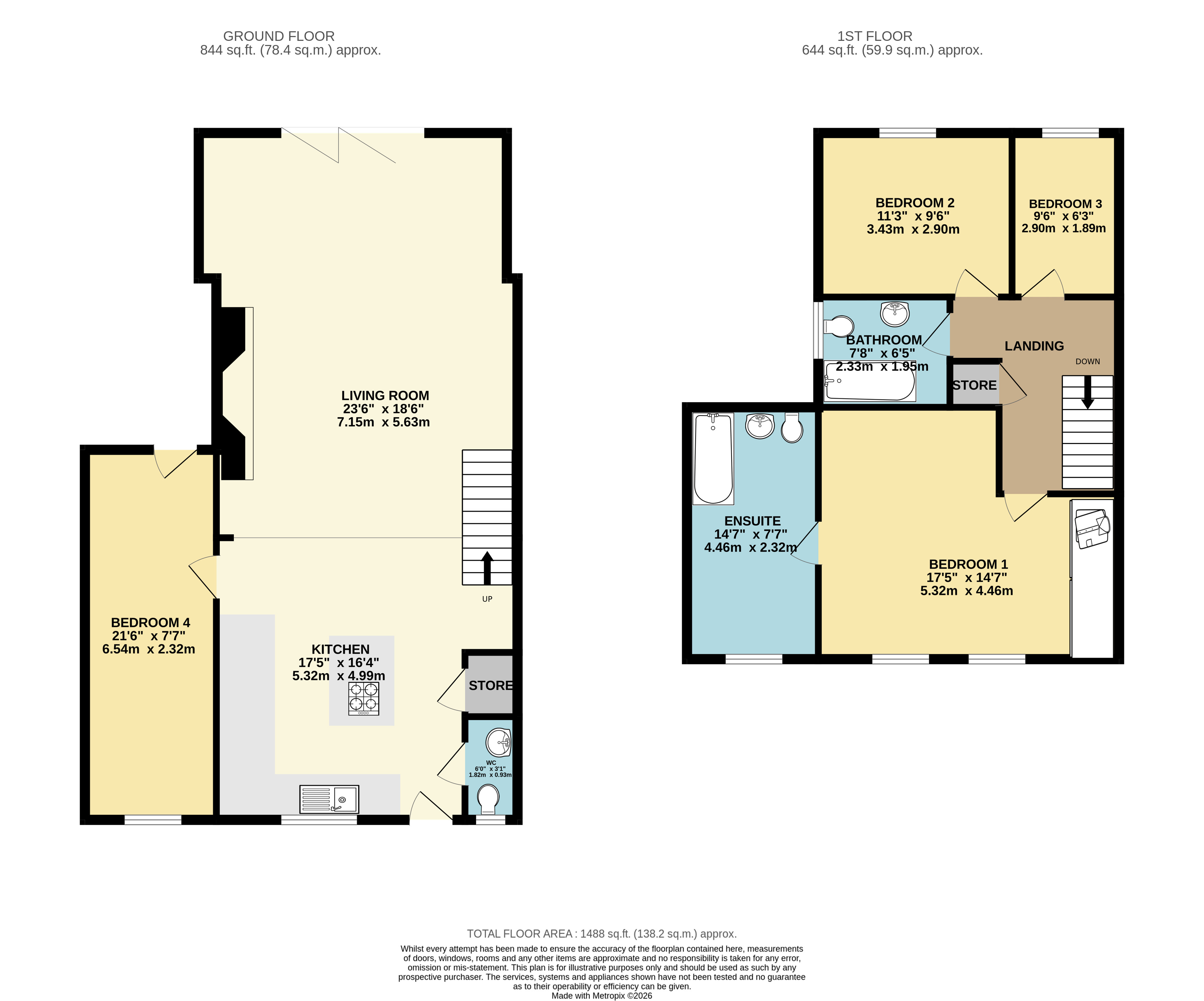 4 Chapel Mews Court, Chapel Street, Nottingham floorplan