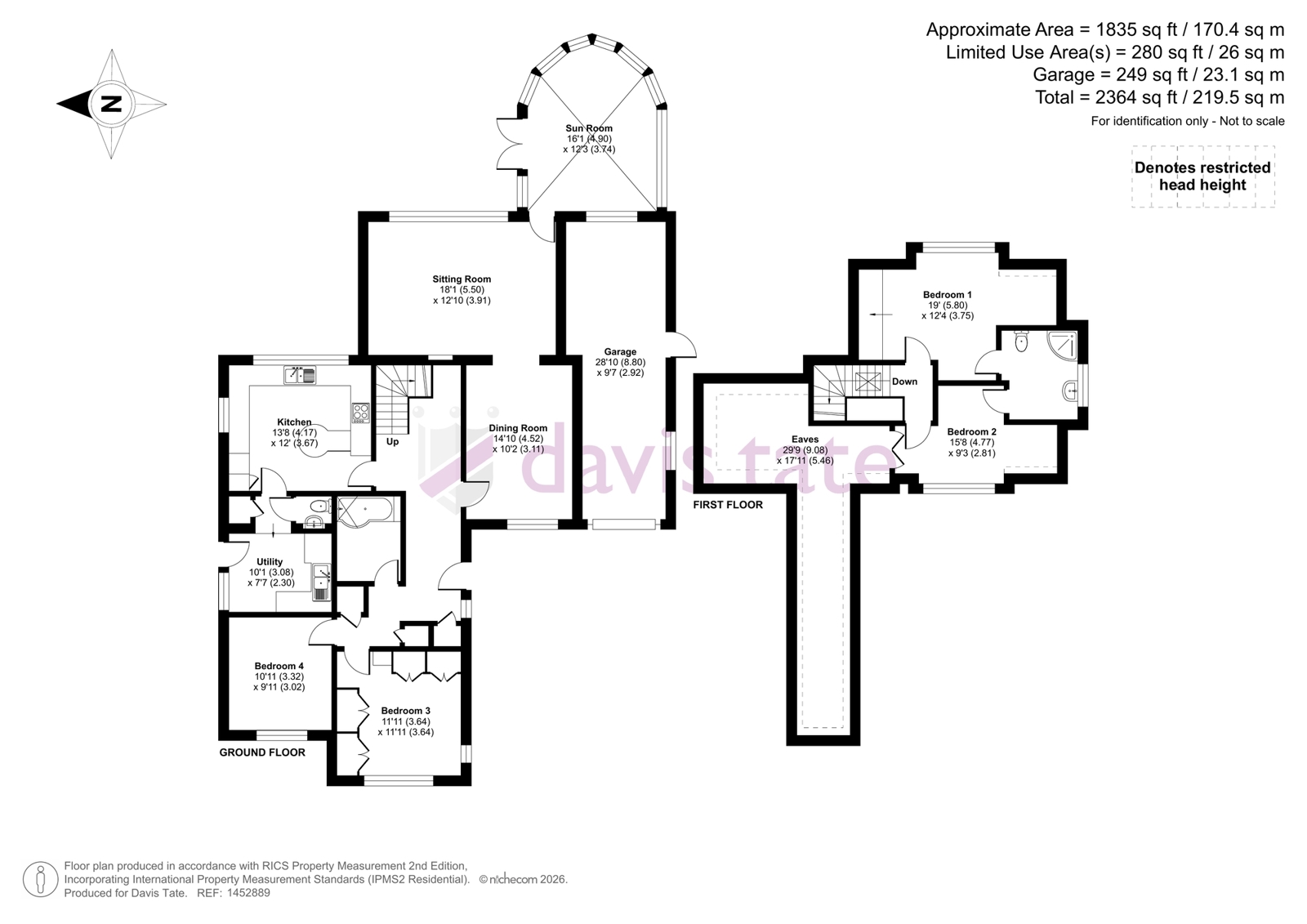 66, Oatlands Road, Reading floorplan