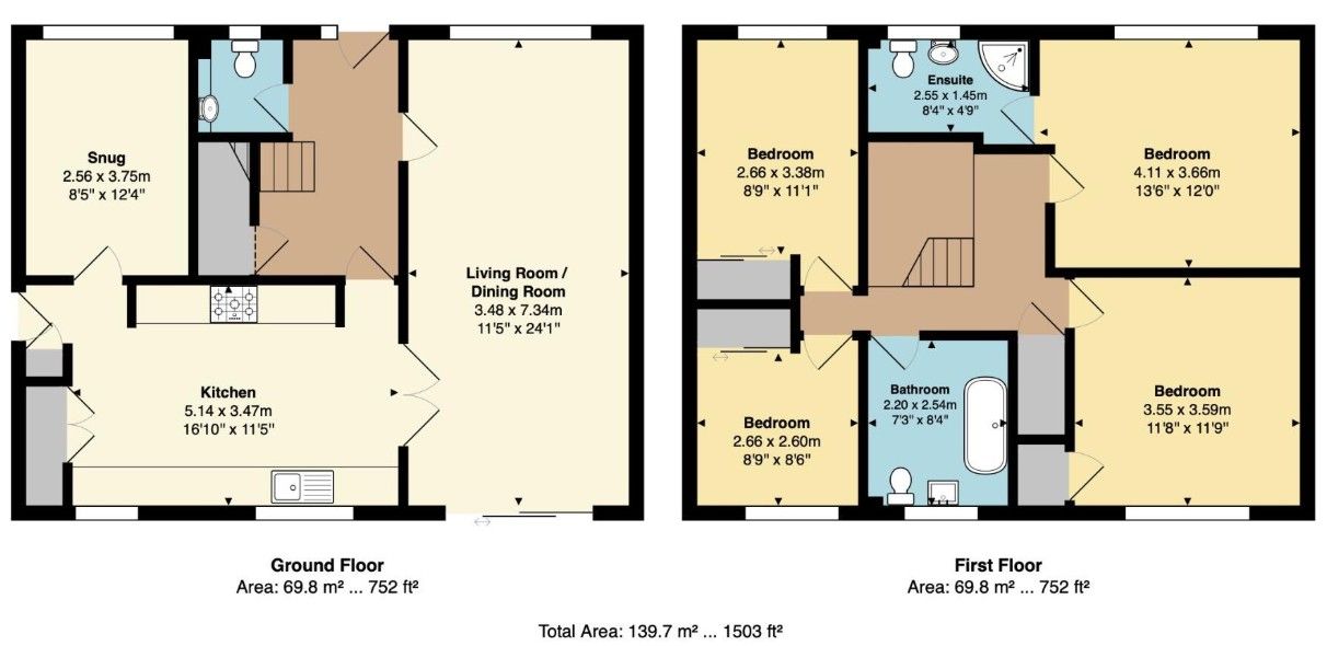 3, Rowan Close, Staple floorplan