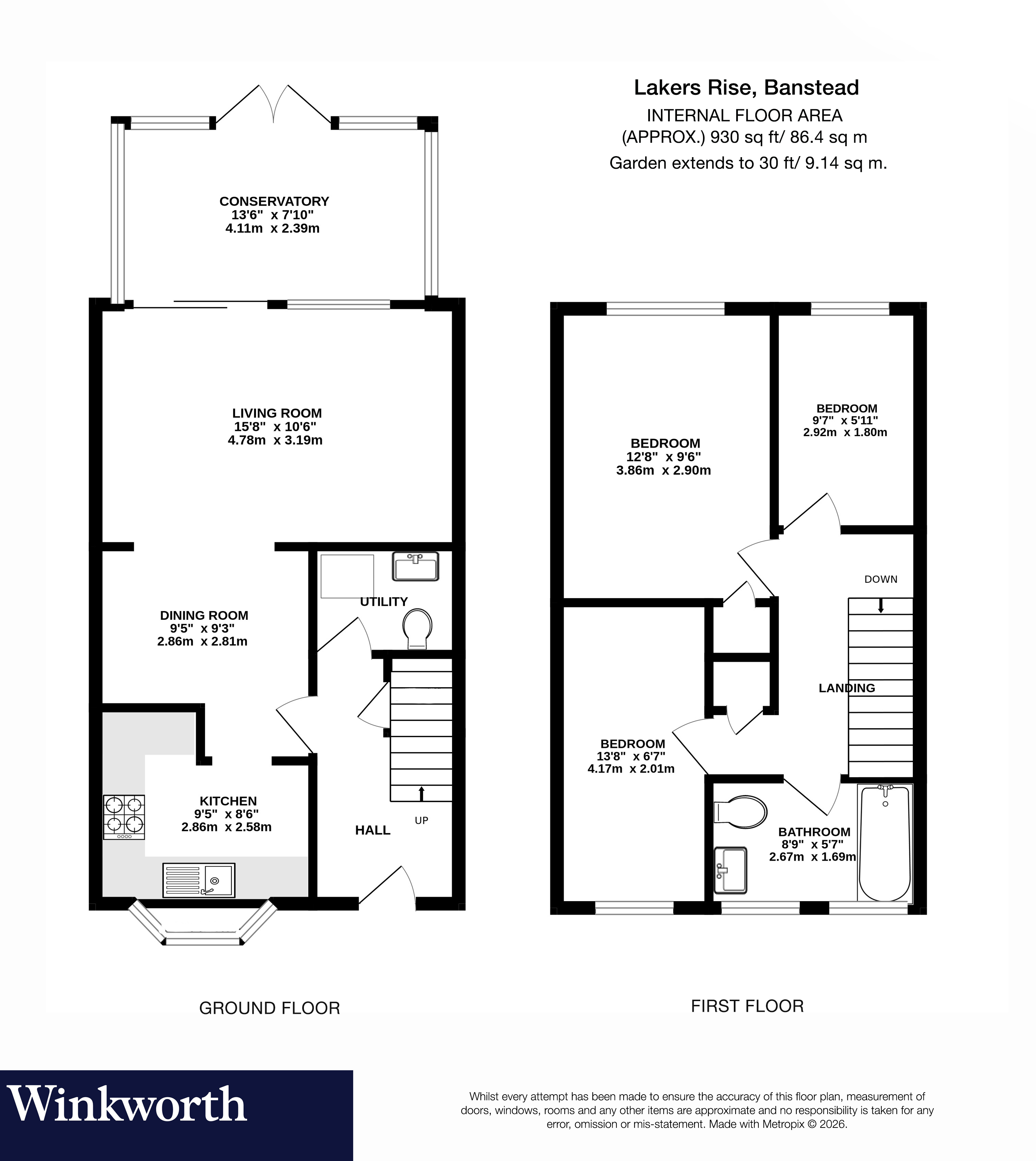 12, Lakers Rise, Surrey floorplan