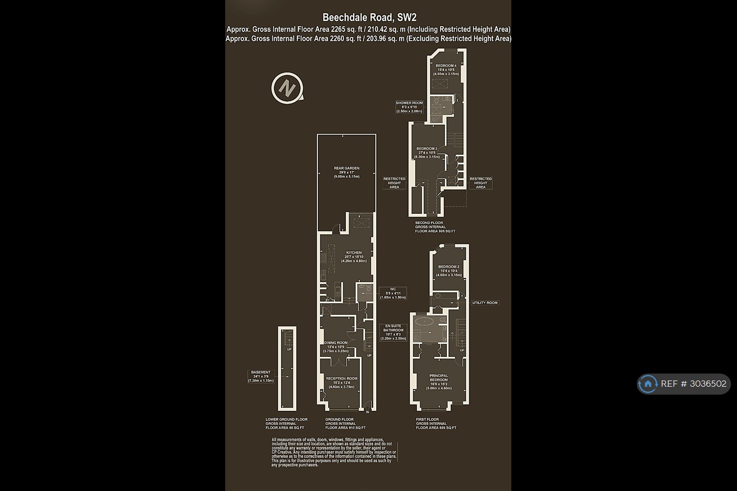 Beechdale Road, London floorplan