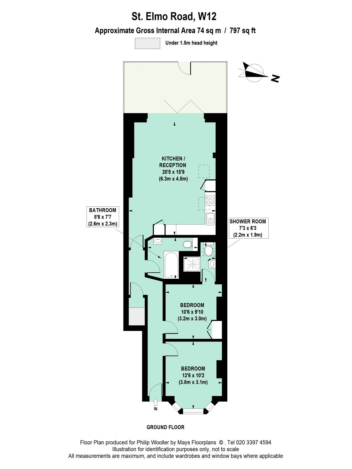 St. Elmo Road, London W12, 2 bedroom flat for sale 53882015
