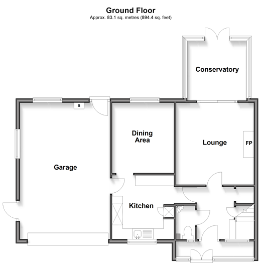 Godwyn Road, Deal floorplan