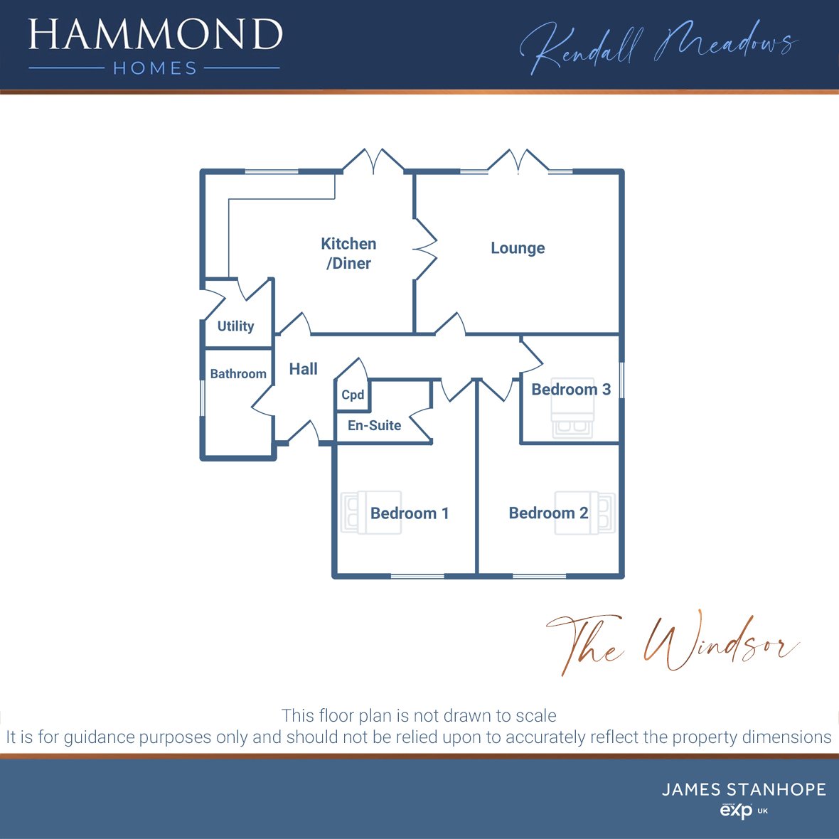 Kendall Meadows, Scartho Top, Grimsby DN33, 3 bedroom bungalow for sale 66013297 PrimeLocation