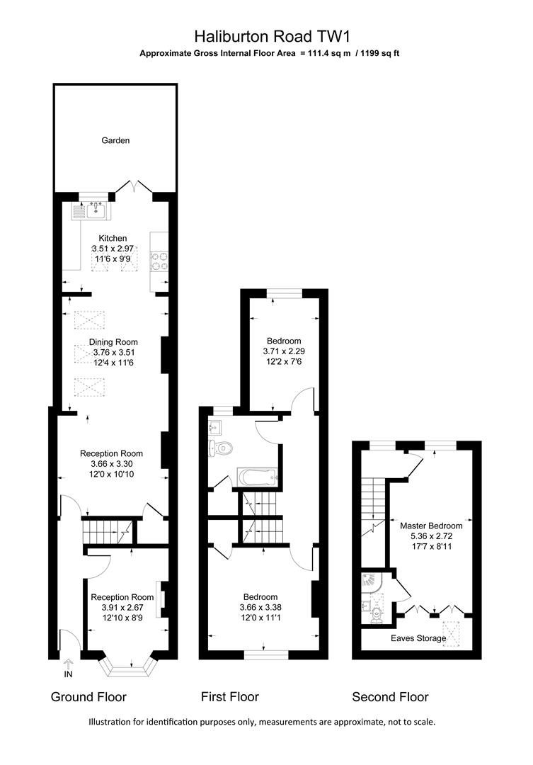 Haliburton Road, St Margarets, Twickenham TW1, 3 bedroom end terrace