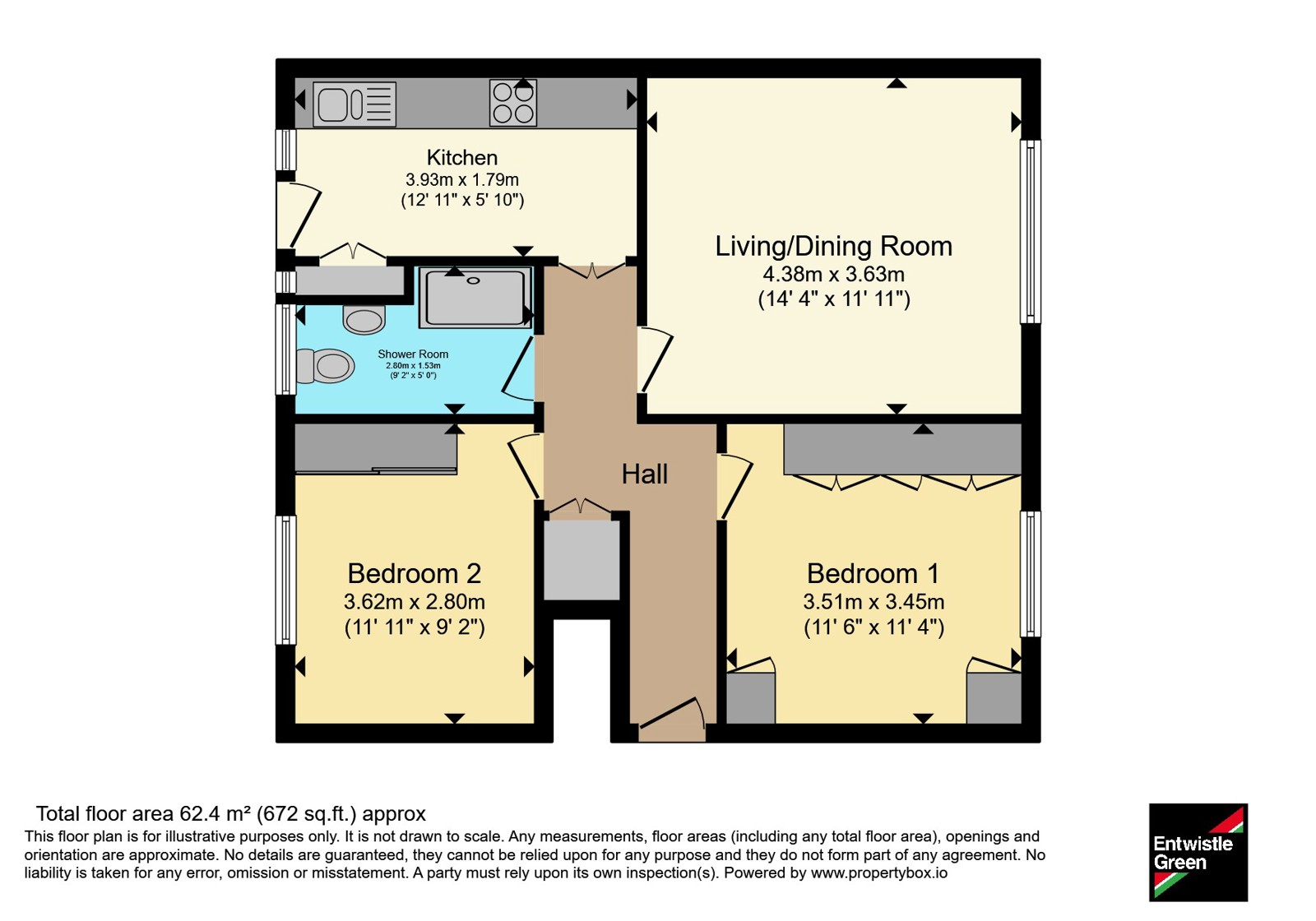 9, Hudson Road, Merseyside floorplan